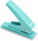 Perforadora de papel de un solo agujero, perforadora de mano Gelrhonr de baja fuerza, para papel, tarjetas de índice o aglomerado, perfora agujero de 6 mm, color verde