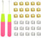 2 Stück Crochet Hooks Knüpfnadel Haar Häkelnadel mit 30 Pcs Dreadlocks Silber Gold Metall Dekoration Flechten Haarringe for Latch Hooks Braids