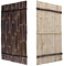 DE-COmmerce Brise-Vue Kisu Clôture de Jardin en Bambou 90x180 CM nigra