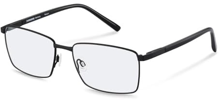 Rodenstock Brille mit Sehstärke für Herren optional mit Sonnenbrillentönung oder Blaulichtfilter, Quadratisch, gefertigt aus Metall (inklusive Brillenetui)