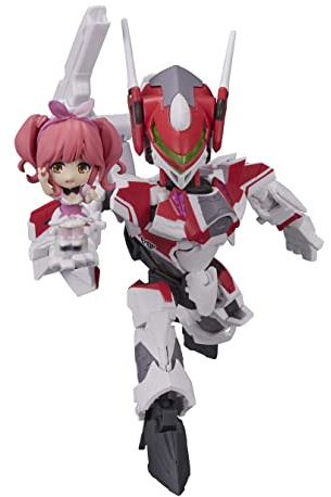 BANDAI SPIRITS TAMASHII NATIONS - Macross Delta - VF-31C Siegfried (Mirage Farina Genus) with Makina Nakajima, Tiny Session Action Figure