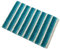 Olivia Rocco Padstow Stripe Bathmat Comfort To Your Bathroom Super Soft Absorbent Bath Shower Mats Washable Dry Fast Durable Classic Design, 50x80cm, Teal