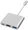 Adaptateur USB C Vers HDTV - Hub Type-C Avec Sortie 4K, Port USB 3.0 et Port de Charge 100W - Compatible Avec Ordinateurs Portables et Périphériques Type-C