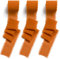 CHUQING Schleifenband Orange 38mm breites Geschenkband Hochzeit Chiffon Dekoband 6,3 Meter Deko Band Geburtstagsgeschenke Geschenkverpackung Tischdeko Band
