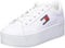 Tommy Jeans Sneaker con Suela Cupsole Mujer Flatform con Plataforma, Blanco (White), 38