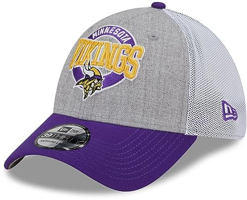 New Era 39Thirty Stretch Mesh Cap - Minnesota Vikings - M/L