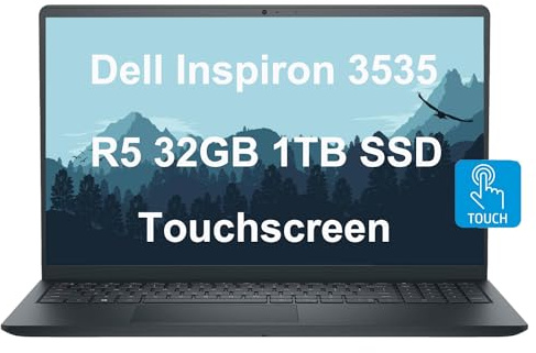 Laptop Dell Inspiron 15 3000 3520 pantalla táctil FHD 15.6 (Intel 4-Core i5-1135G7, 32 GB RAM, SSD PCIe 1 TB, gráficos UHD), WVA antirreflejos, teclado numérico, cámara web, WiFi, Win 11 Home, 2023