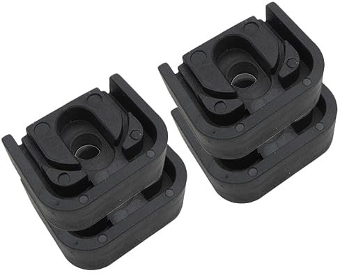 LIFKOME 4 Stück stoßfester Halter für Gummifüße für die Elektronik Möbelfußpolster klimaanlage gummiauflage AC-Gummipads Anti-Vibrations-Gummipads Maschinenfüße Stoßdämpfer Halterung Block