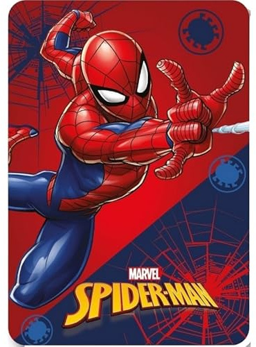 arlis Fleecedecke Spiderman, 100 x 140 cm (Fleecedecke, Spiderman, Blau)