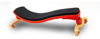 Violine Zubehör Kit Verstellbare Universal-Schulterstütze Aus Nylon, Gepolsterter Schwamm Für 1/8, 1/4, 1/2, 3/4, 4/4 Geigen-Violine-Zubehör, Rot (Color : 1-2 1-4 Red)