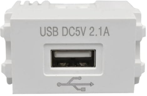 TsoLay Handy-Ladepanel, USB-Stromversorgungsmodul, 220-V-Buchse, 5-V-Transformator, 2,1 A, USB-Ladesteckdose, Schaltadapter