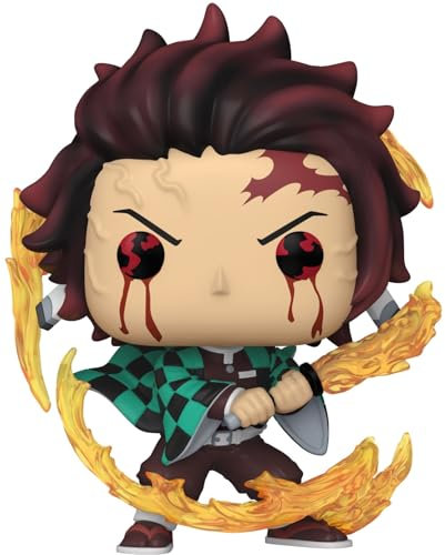 Funko Pop! Animation: DS - Tanjiro Kamado - (Sun Breathing) - Demon Slayer - Figura in Vinile da Collezione - Idea Regalo - Merchandising Ufficiale - Giocattoli per Bambini e Adulti - Anime Fans
