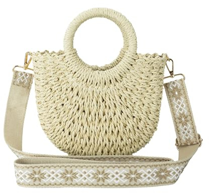 YYW Summer Beach Straw Bag