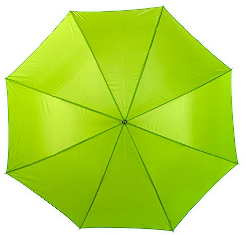 eBuyGB Pack of 4 Automatic Wedding Photographer Parasol Folding Umbrella, Long Umbrella with Stick Handle Rain Stick Umbrella, Umbrella, Colourful - Lime/Light Green 37 Inch / 94cm Span 84cm Length