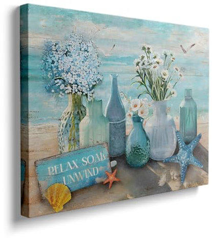 prinfantasy Kunstdruck auf Leinwand Aesthetic Bilder Wandbild - Art 1 Teilig Abstrakt Schlafzimmer DYH0024