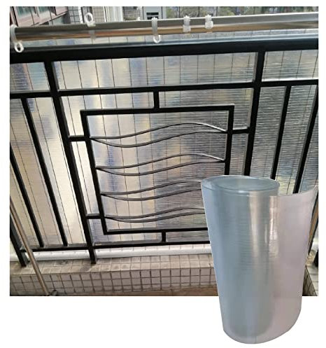 Transparente Acryl-Kunststoffplatte, ideal für Garten- und Gewächshausabdeckung, leicht zu schneiden und zu biegen, Vordach für Pergola und Balkonwindschutz