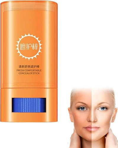 Crème Solaire,Crème Solaire Visage,Sunscreen Stick,Bâton Solaire SPF 50,Bâton de Protection Solaire SPF 50+,Matte Sun Stick,Bâton de Protection Solaire Imperméable, tous Types de Peau,20g