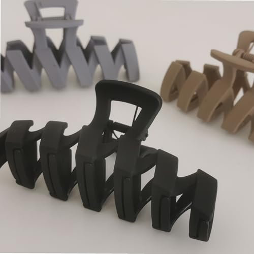 Grandes Pinces pour Cheveux longs et épais, Lot De 2 Pinces De Couleurs Differentes, Convient À Tous Les Types De Cheveux, Haute Qualité,Accessoire Élégant et Résistant, Conception robuste et durable