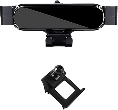 Handyhalterung Auto für Audi A4 B9 A5 2017-2022,ABS KFZ Handy Halterung Handyhalter fürs Auto Lüftung Einhandbedienung für Smartphone Kfz Zubehör,Black