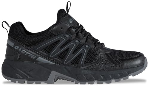 Lotto STYLECODE: 2400340U NAHUNTA Unisex Sneaker, Black, 41 EU