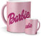 Tazas Únicas | Barbie Edition | Edición Especial Purpurina Rosa | Mensaje Auténtico y Femenino | Cerámica Glam Rosa | Tassas para Café, Té o Infusiones | Regalo para Fans de Barbie | 350 ML
