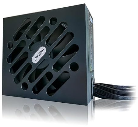 LC-POWER ATX PC Netzteil 700W, Zertifikat 80 Plus, 140mm Lüfter, Integrator Serie LC700SI V2.31, Schwarz