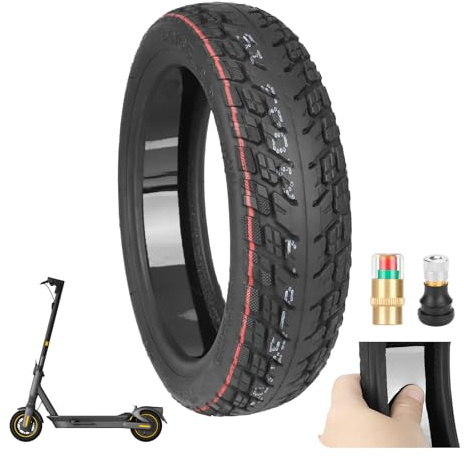 Ulip schlauchloser Reifen 60/65-6,9 mit Ventil mit eingebautem Lebendkleber reparierbar für Max G2 10 Zoll Roller Rutschfester Selbstreparaturreifen 1PCS