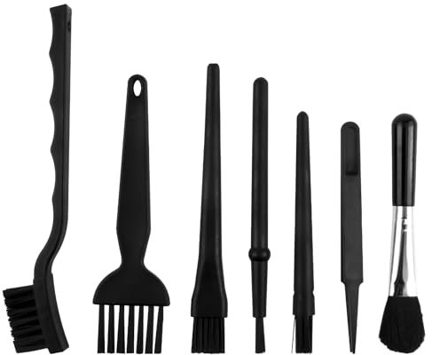 Anti Statik Bürste, 6 pcs Tastatur Reinigungsset Kleine ESD Staubreinigung Laptop Reinigungsbürste Tragbare Kunststoff Computer Gadgets für PC Tablet Motherboard Kamera Mobiles Schreibtisch Bürogeräte