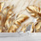 Marmorhintergrund Tapete Wandbild 3D Fototapete Blattgold Wandtapete Foto für Modernes Design der Fernseh Hintergrund Wand-Kunst-Deko,150 x 105 cm (B x H)