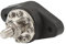 3/8-Zoll-Schwarz M10 Single Bolder Power Distribution Terminal Battery Junction Post Bus Block Block, 12 V-48V, 160A, Geeignet für Autos, Wohnmobile, Schiffe, LKWs, Bietet Sicher
