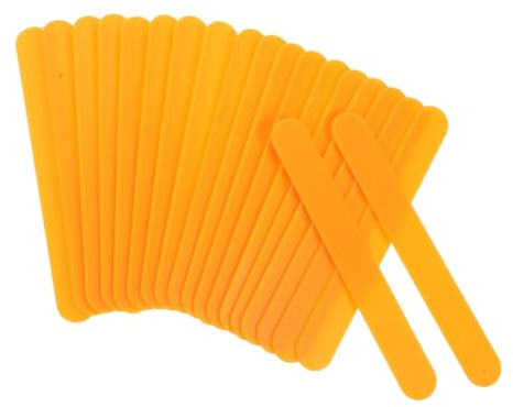 CALLARON 20pcs Pediatric Tongue Spatulas Set Ergonomic Plastic Tongue for Oral Training and for Health