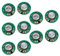 KEALLANS 10 Pezzi 1/4 W 0,25 W 8 Ohm 27 MM Altoparlante Magnete Esterno Rotondo Altoparlante Amplificatore Suono Accessori per Altoparlanti