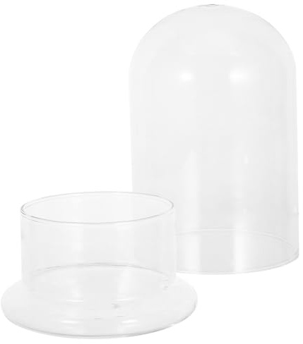 LOORGVEL Micro moos Terrarium Glas DIY Pflanzgefäß Transparenter Hydroponik behälter für Indoor mikrolandschaften Kreatives Ökosystem für Familienaktivitäten und Dekorative Pflanzenpflege