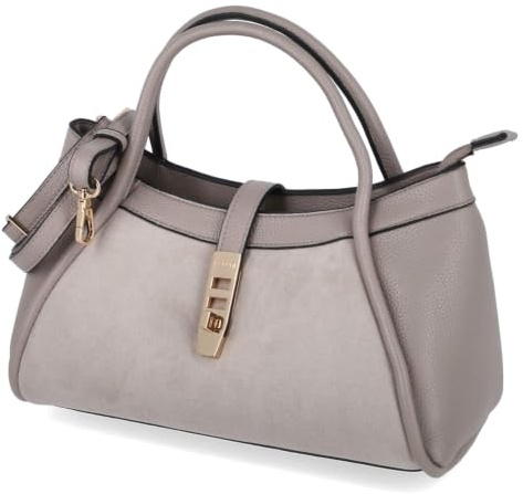 L.CREDI 1006559/338 Damen Henkeltaschen Textil & Synthetik in grey