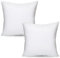 UK Care Direct Pack of 2 Cushion Inserts 45cm x 45cm - 18 x 18 Cushion Insert - White Square Cushions; Hypoallergenic Cushion Inner - Bounce Back Cushion Pads for Sofa & Couches, Bedroom - Pack of 2