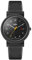 BRAUN Unisex Erwachsene Analog Quarz Uhr mit Leder Armband AW10EVOB