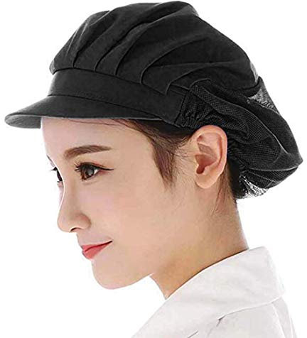 Bverionant Kochmütze für Herren, professionell, Catering, für Damen, Küche, Kochen, Kopfbedeckung, Baumwolle + Polyester, Mesh+ Cloth Style