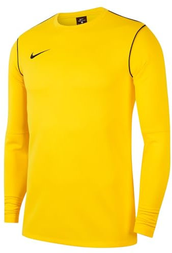Nike Park20 Crew Top Sweatshirt Mixte Enfant, Tour Yellow/Black/(Black), FR : S (Taille Fabricant : S)
