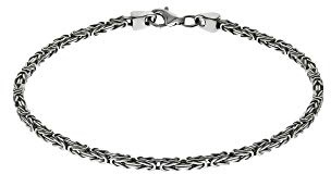 Zeeme Basic Unisex Armband 925/- Sterling Silber Glänzend weiß 315260012