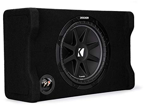 KICKER Comp Caisson de basses 30 cm avec prise vers le bas, 4 ohms, conforme à la norme RoHS