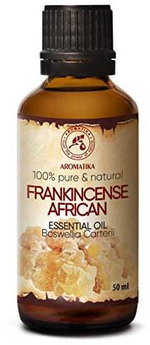 Weihrauchöl Afrikanisch 50ml - Boswellia Carterii - Olibanum Öl - Ätherische Weihrauchöle für Glatte Haut - Aromatherapie - Duftlampe - Aroma Diffuser - Yoga