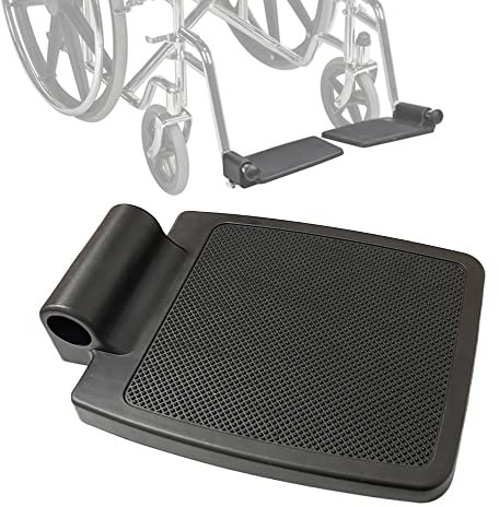 Repose-pieds universel pour fauteuil roulant, repose-pieds pour pédale de jambe, support de tube de 7/8, convient à la plupart des fauteuils roulants, 1 pièce