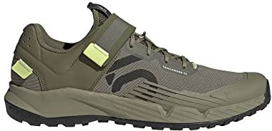 adidas Five Ten Trailcross Clip-in Mountainbike-Schuhe Herren, Orbit Green / Carbon / Pulse Lime, 40.5 EU
