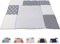 ULLENBOOM ® Wickelauflage 85x75 cm Graue Sterne (Made in EU) - Wickelunterlage Waschbar und für Unterwegs geeignet, Bezug: 100% OEKO TEX Baumwolle, Wickeltischauflage 75x85