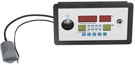 YUMILI Regolatore di Temperatura Digitale, termostato per incubatrice Intelligente 12V Termostato per incubatrice per Uova Automatico per Uova Uova D'Anatra Uova D'Oca