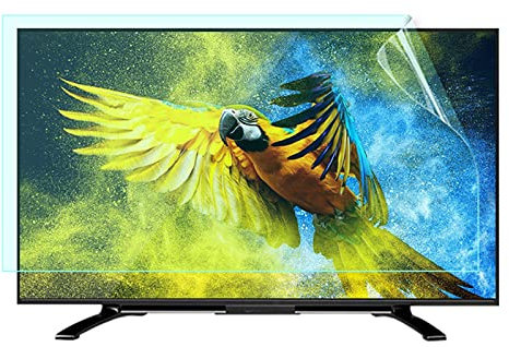 TV Screen Protector Filter Film - Filter Out Blue Light Anti UV Monitor Protector Panel for 75-85 inch LCD,LED,OLED,QLED 4K HDTV and Curved Surface/Clear / 77inch 1722x993mm