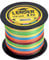L SERVER Angelschnur Geflochten 1000m 8-Fach Geflochtene Angelschnur PE Bissfeste Angelschnur Ködern Angelschnur, Bunt, 5.0 (0.37mm/31.7kg)