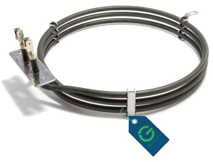 G GRIMALDI Resistenza Circolare 2700W Compatibile con Forno Ventilato Smeg 806891083 806890656 806890449 — Diametro e Attacchi Standard — Ricambio Alternativo Professionale