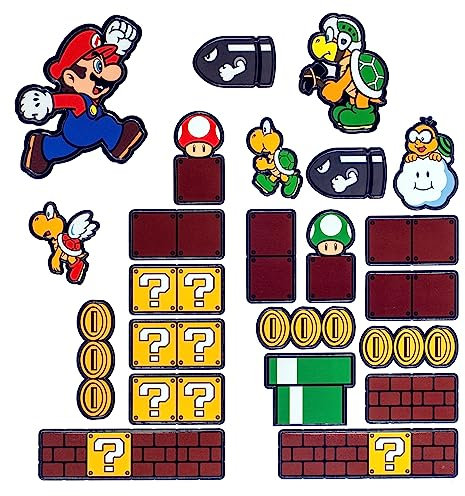 PhiLuMo Super Mario Magnets - 23 Fridge Magnets - 5 cm & Flat
