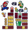 PhiLuMo Super Mario Magnets - 23 Fridge Magnets - 5 cm & Flat